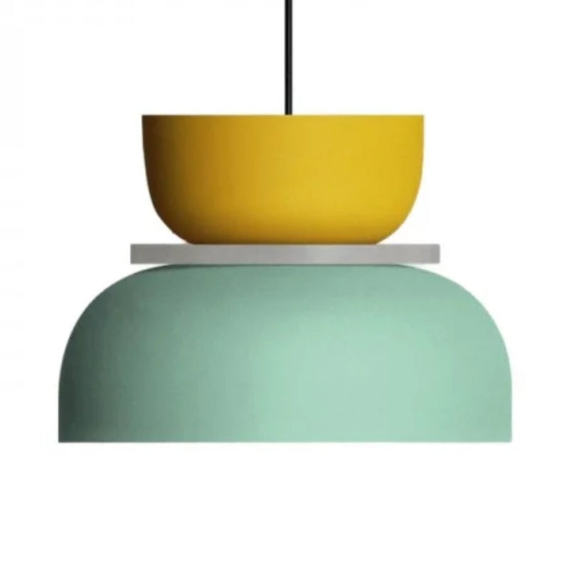 Colorful Macaron Bowl Shade Acrylic Pendant Light