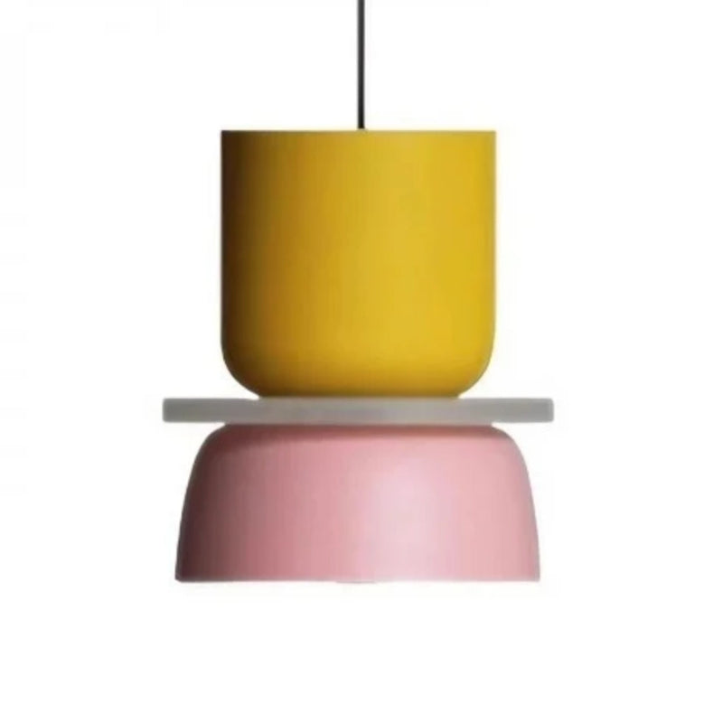 Colorful Macaron Bowl Shade Acrylic Pendant Light