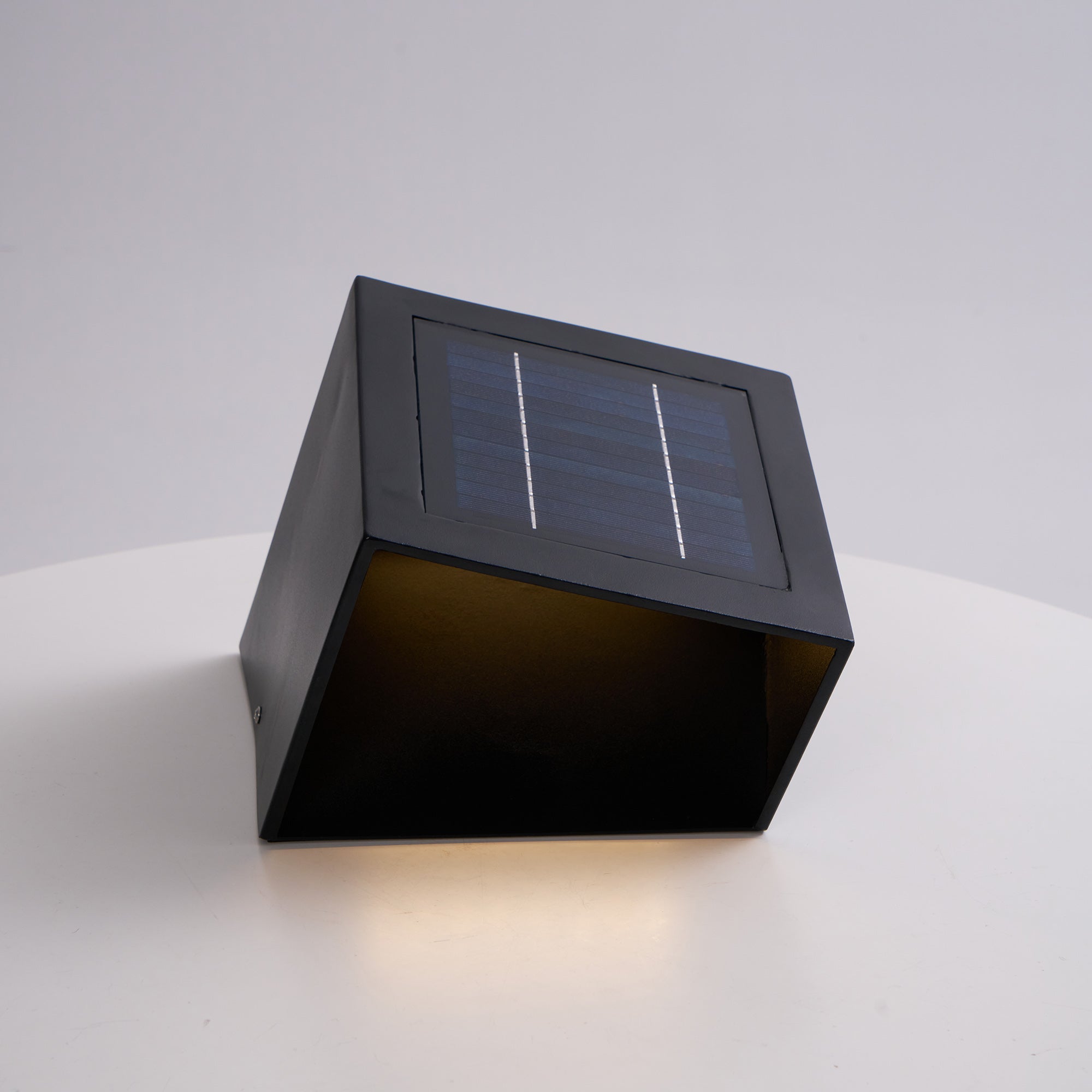 Cube Garden Solar Light - Compact LED Lamp for Patio & Small Gardens