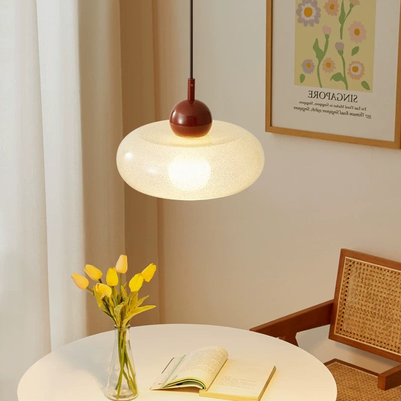 Nordic Pendant Light - Minimalist Transparent Glass Living Room