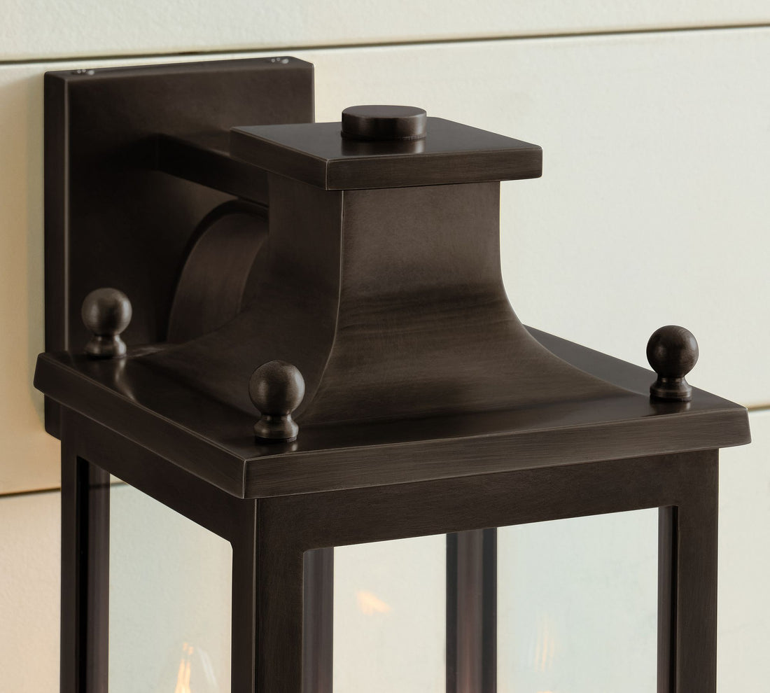 Yolvira Metal Outdoor Lantern Wall Light - Versatile Sconce for Patio