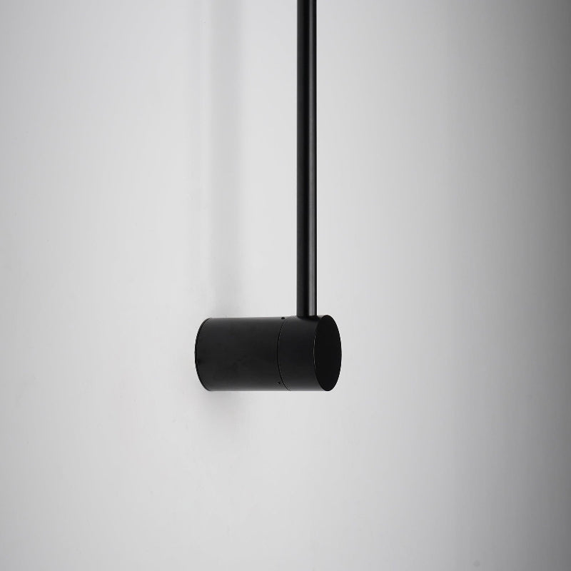 Tube Schwarze lineare drehbare Wandleuchte