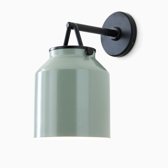 Hanton Metal Outdoor Wall Sconce - Matte Black Industrial Light Fixture