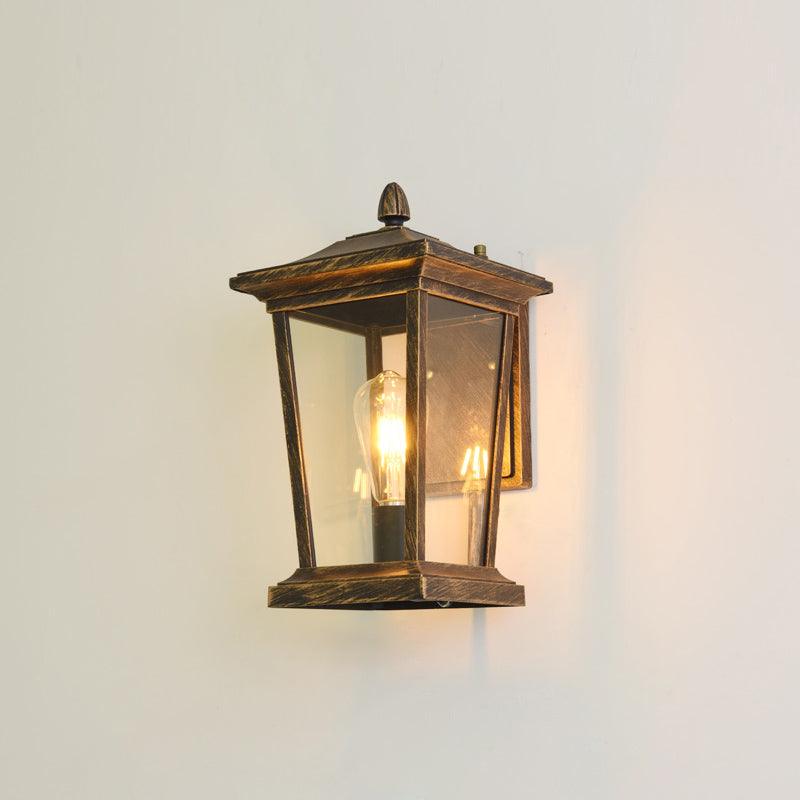 Birdcage Wall Lamp - Vintage LED Light for Courtyard & Balcony