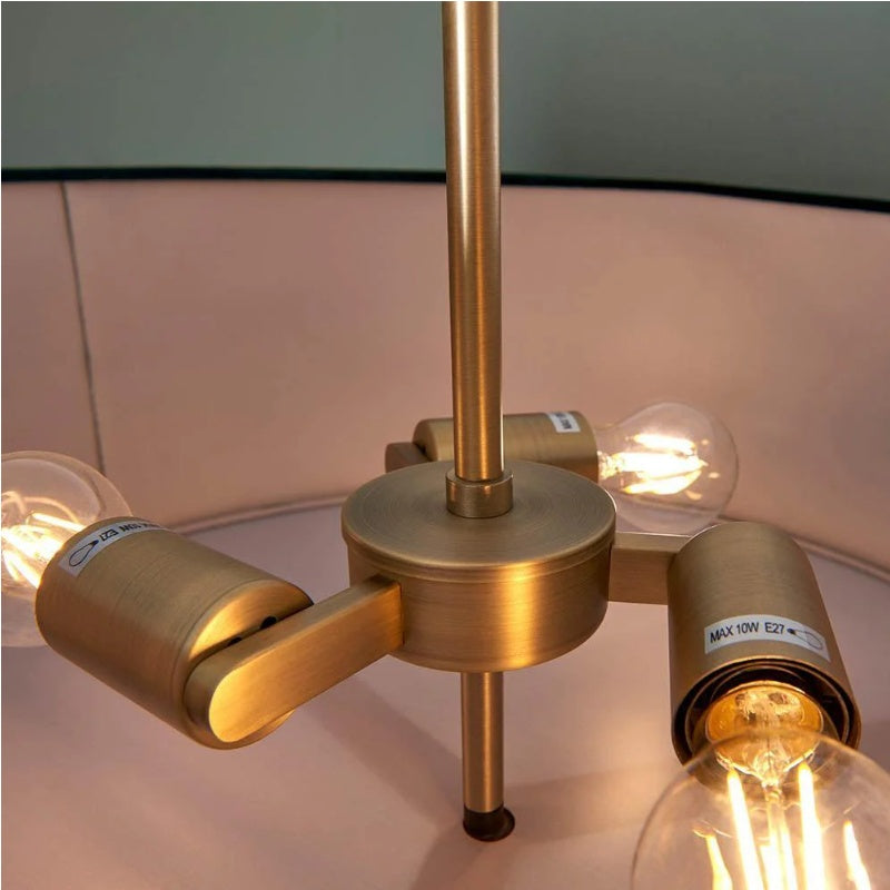Tela 3 Light Suspension Light - Stylish Adjustable Pendant for Dining or Bedroom