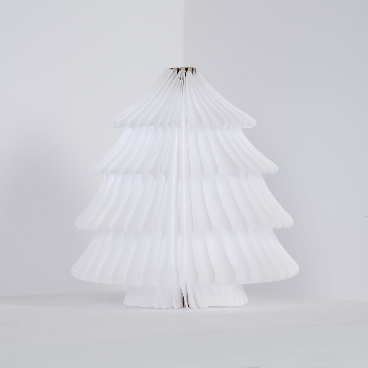 Foldable Christmas Tree Table Lamp - Wooden LED Light for Living Room