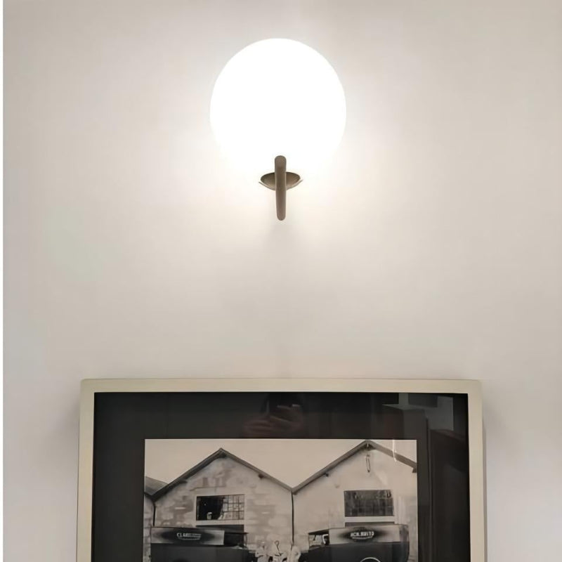 IC Lights Glass Ball Wall Sconce