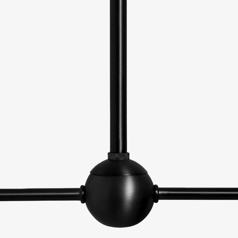 Ruffmeto Ruffled Shade Metal Frame Chandelier for Dining, Entry and Living Room