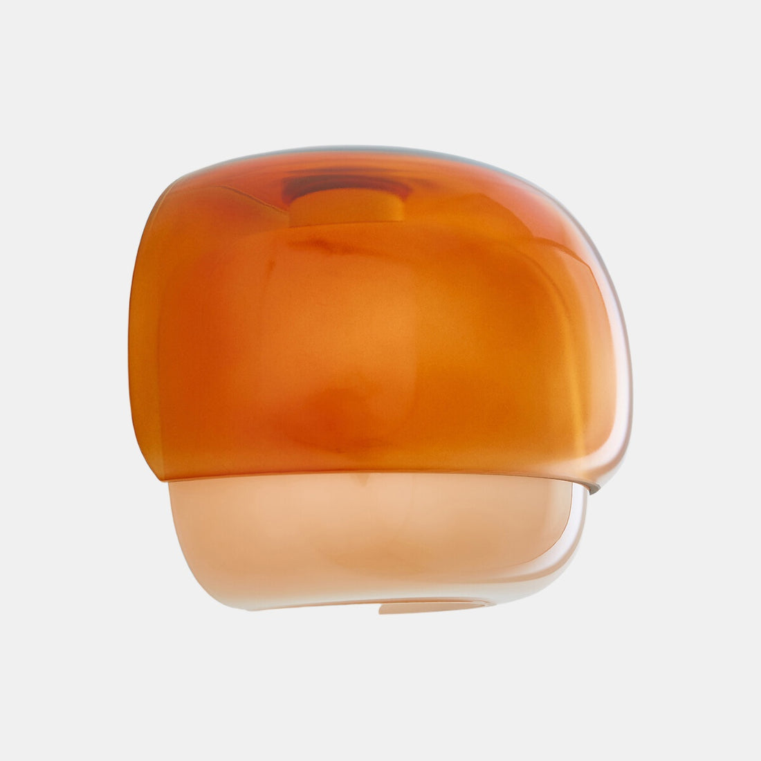 Clinco Farbige moderne Vintage-Glas-Wandlampe – Sanftes Pilz-Glühen