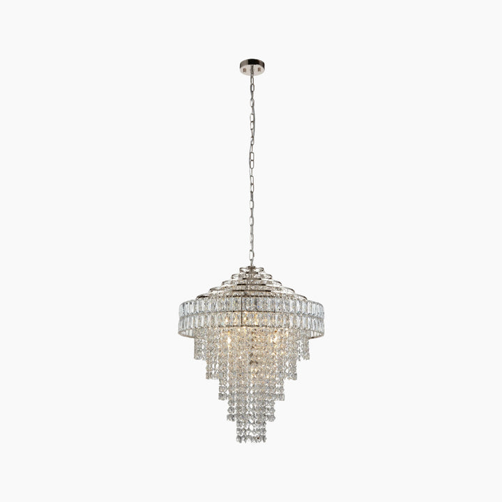 Virelis Style Luxe Crystal Pendant Light – Ambient Lighting for Kitchens & Hospitality Spaces