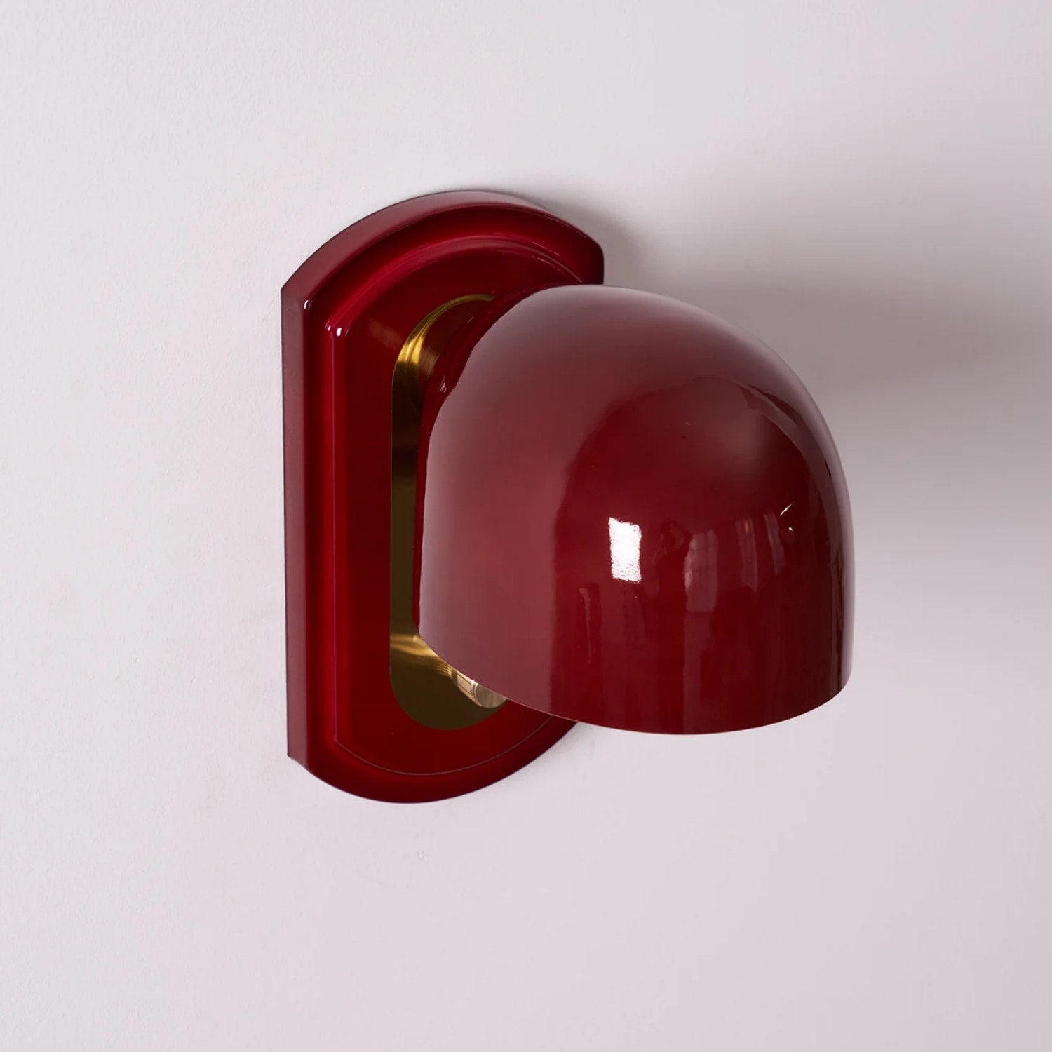 Livessa Modern Wall Lamp – Sculptural Glass Shade Wall Light for Bedroom or Living Room