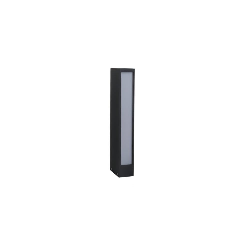 Aluminum Outdoor Post Lamp - Panel-Style Cast Lamp for Patio