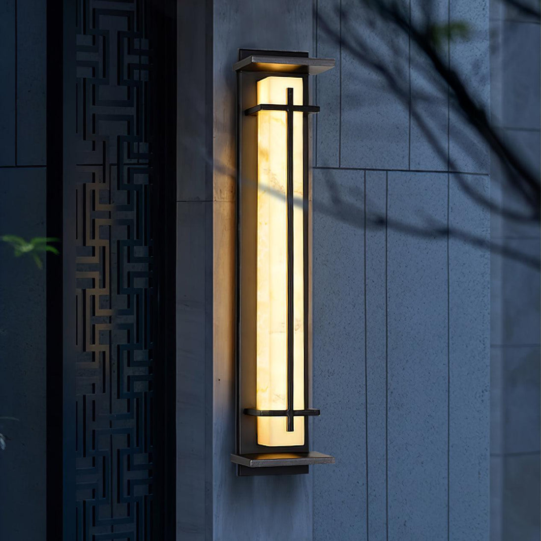Quadratische Außenwandleuchte - Wasserdichte LED-Lampe für Garten &amp; Terrasse