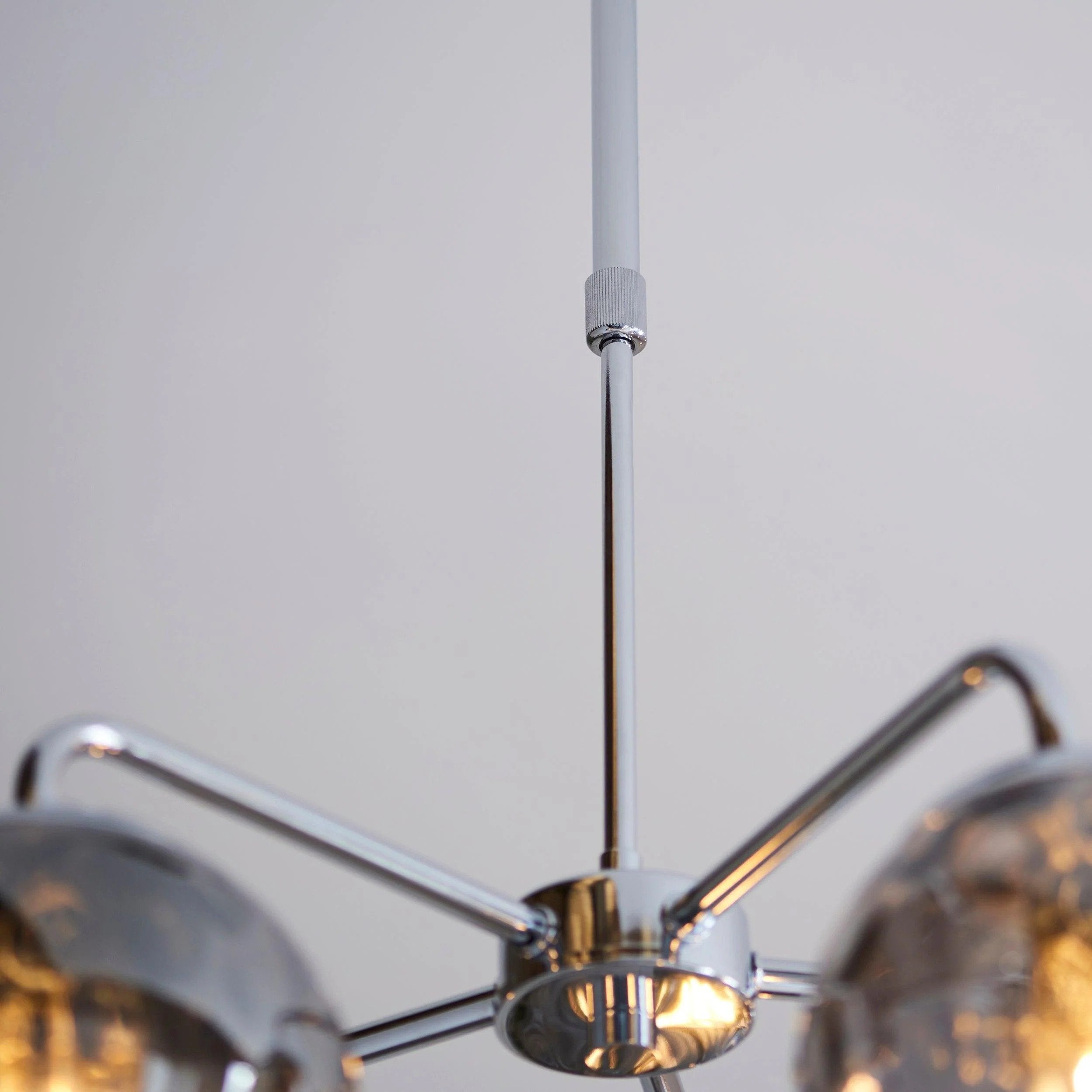 Tracian Glass Mid-Century Modern Globe Pendant Light for Dining Room