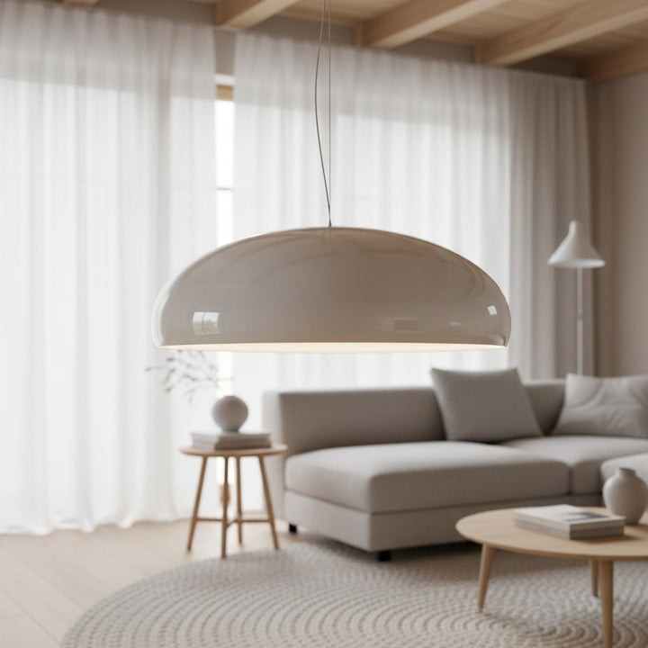 Haelen Colorful Nordic Bowl-Shaped Pendant Light - Modern Bowl Shade Suitable for Dining Room