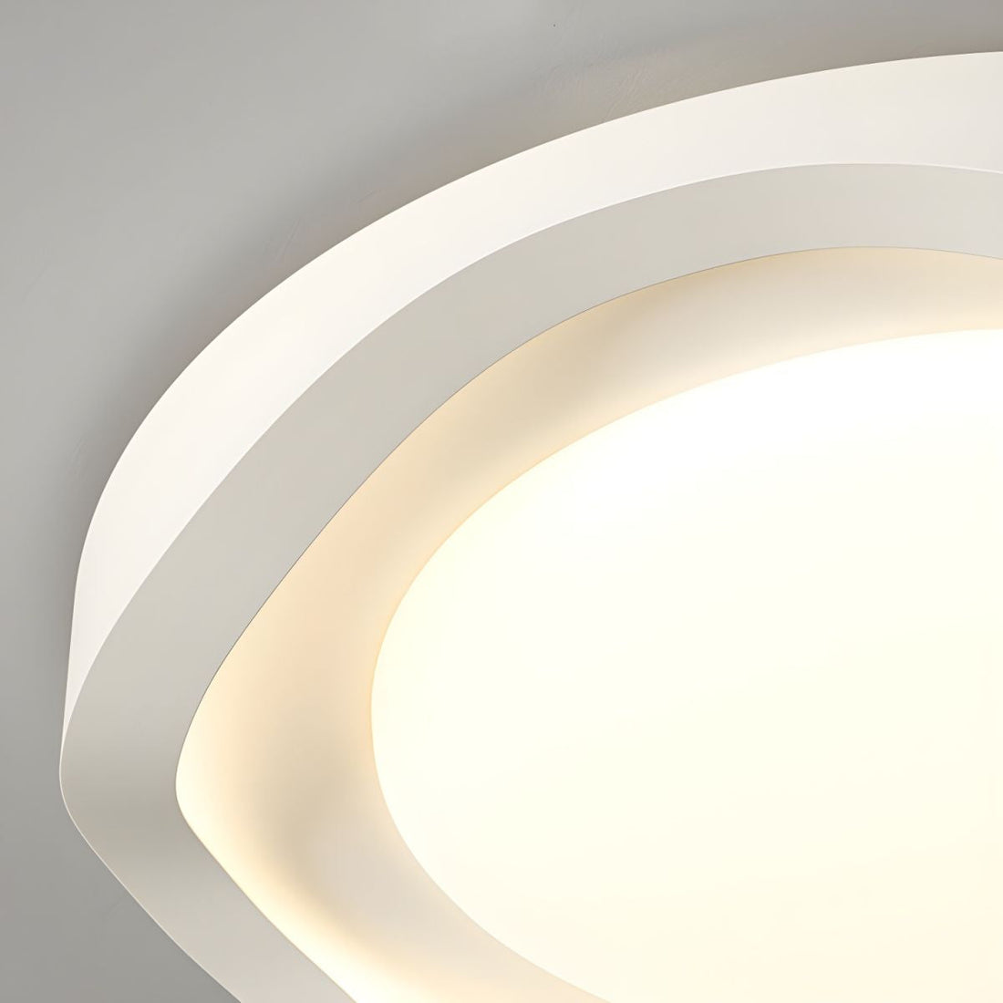 Geometric LED Ceiling Light – Acrylic Modern Fixture for Stylish Rooms