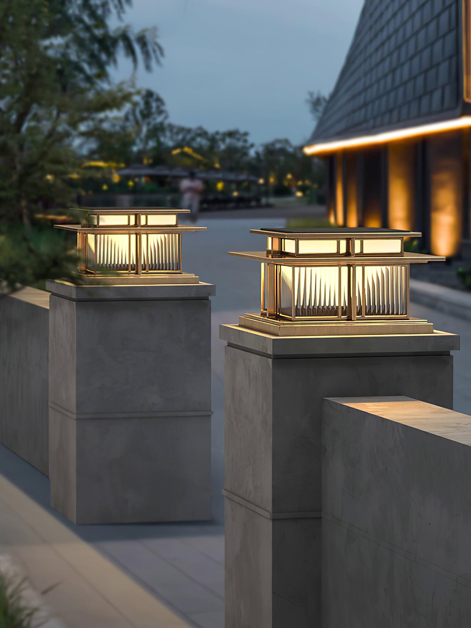 Pillar Outdoor Light - Durable Garden Lamp for Patio & Pathway