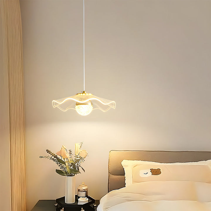 Contemporary Gold Ceiling Lamp - Luxurious Light for Living Room