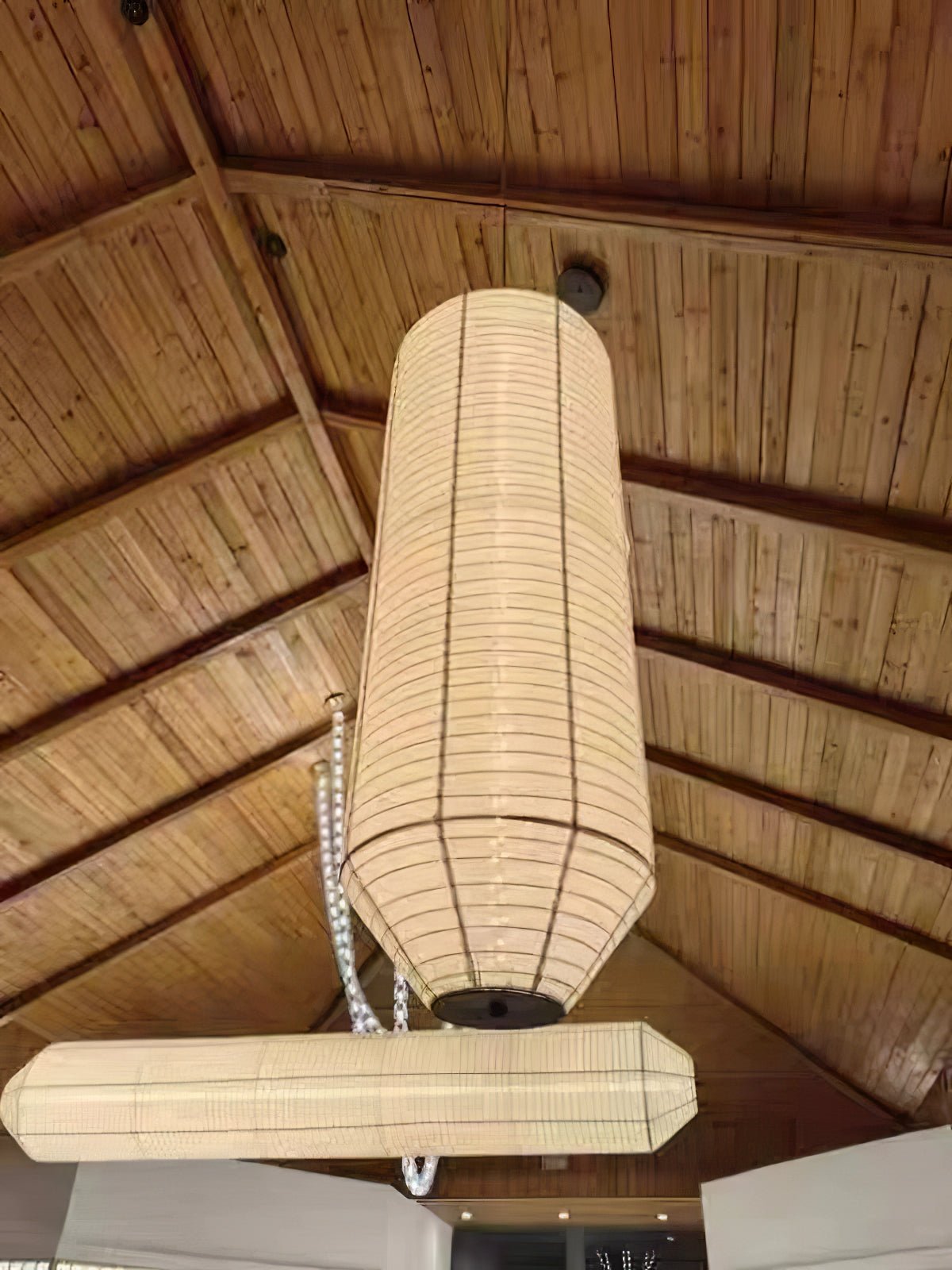 Mulberry Silk Pendant Lamp - Warm LED Lighting for Living Rooms