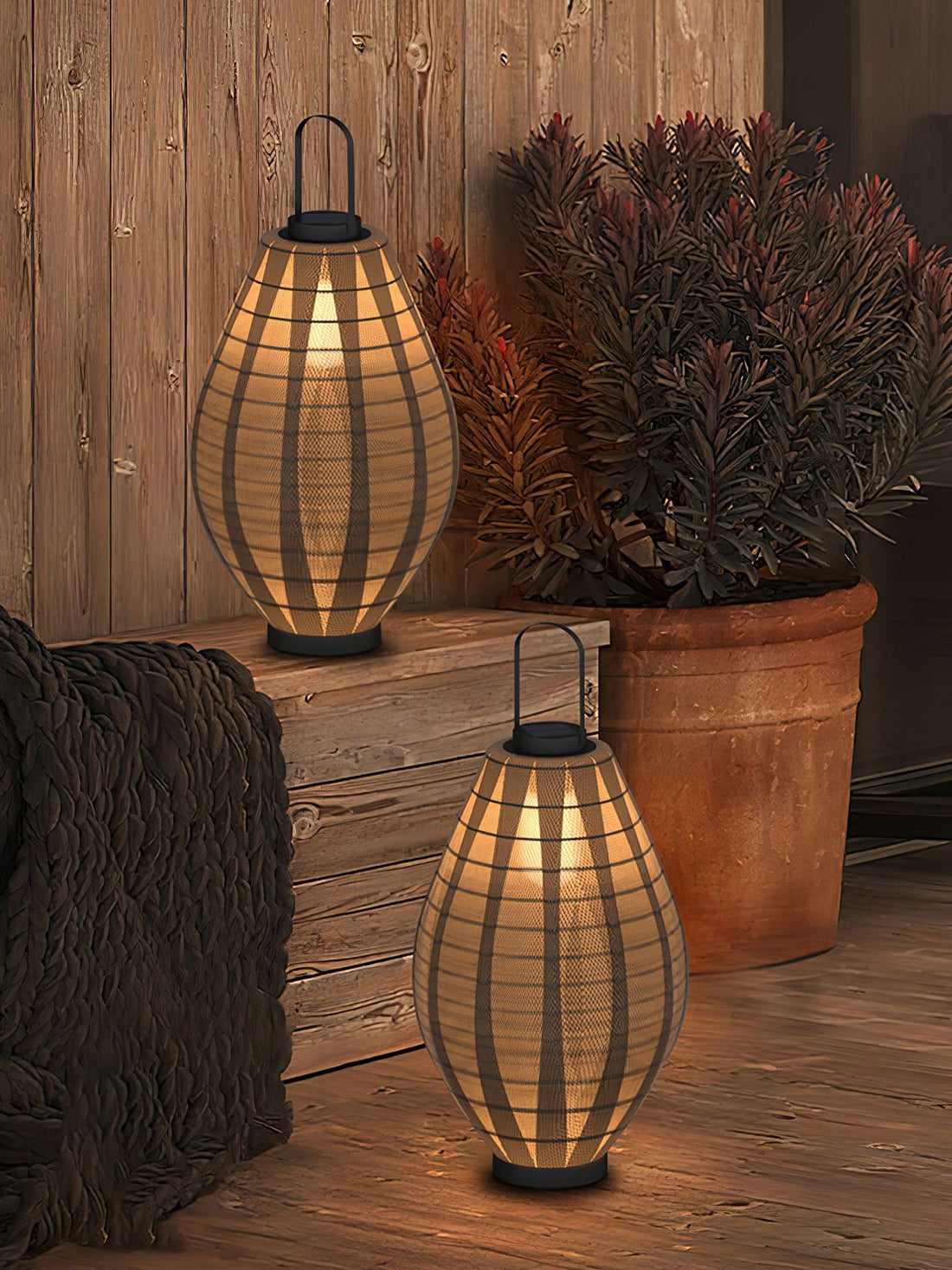 Mesh Beacon Outdoor Lamp - Waterproof Teardrop Stainless Steel Light