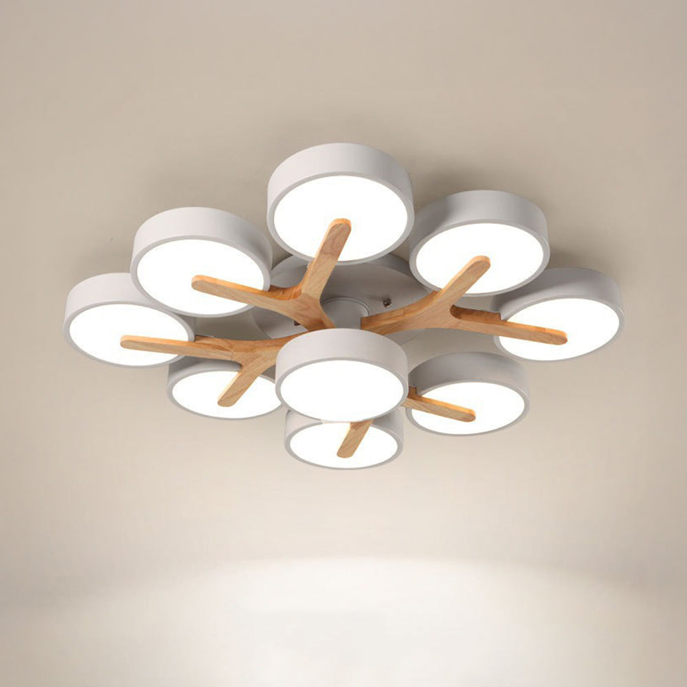 Contemporary Luxurious Ceiling Light - Acrylic Fixture for Living Room