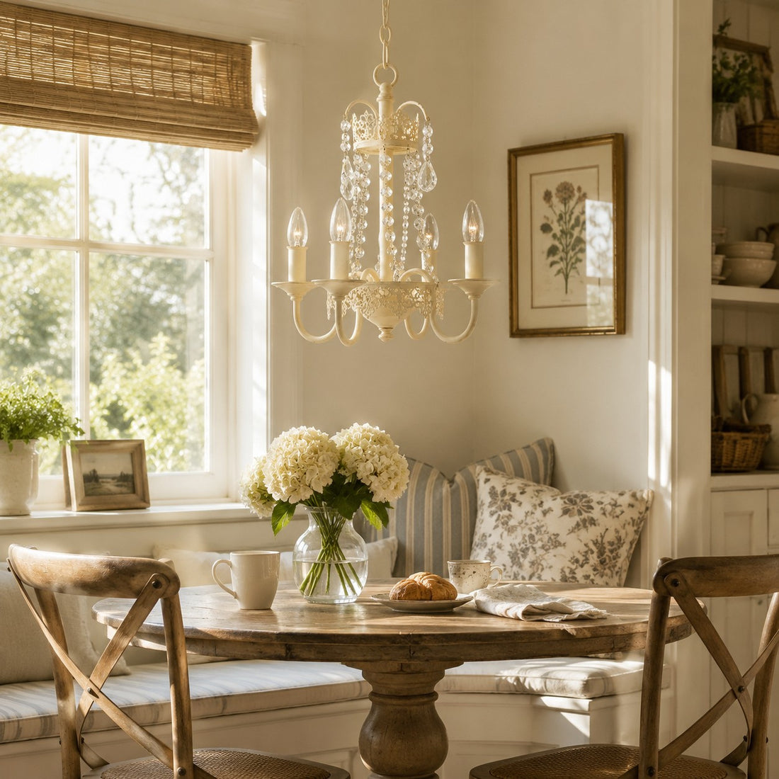 Vintage European Crystal Chandelier