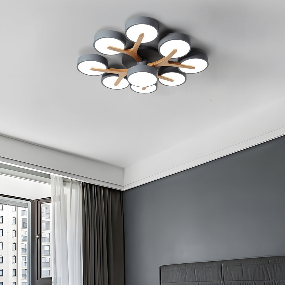 Contemporary Luxurious Ceiling Light - Acrylic Fixture for Living Room