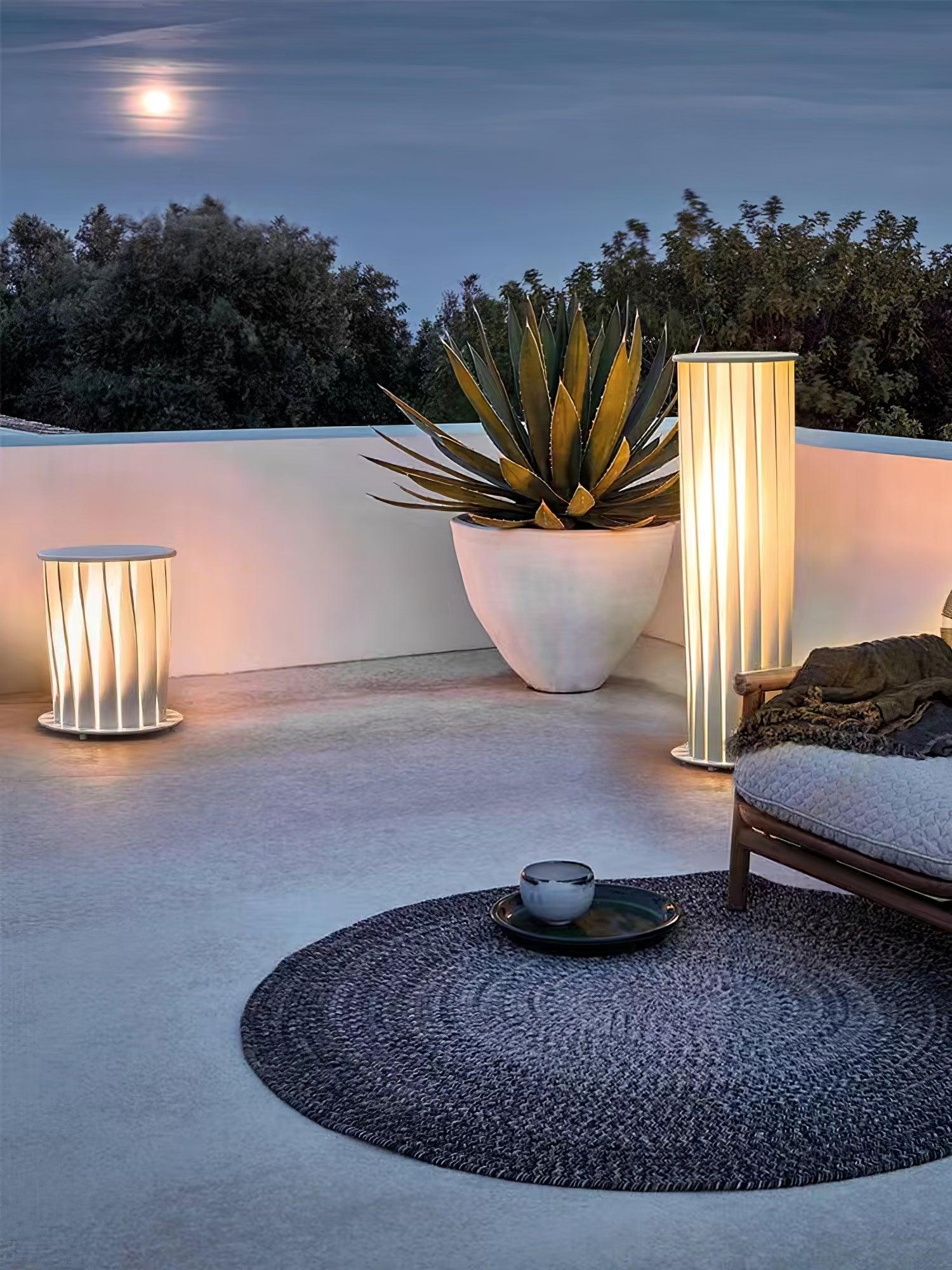 LED Outdoor Post Lamp - Energy-Saving Acrylic Light for Garden & Patio