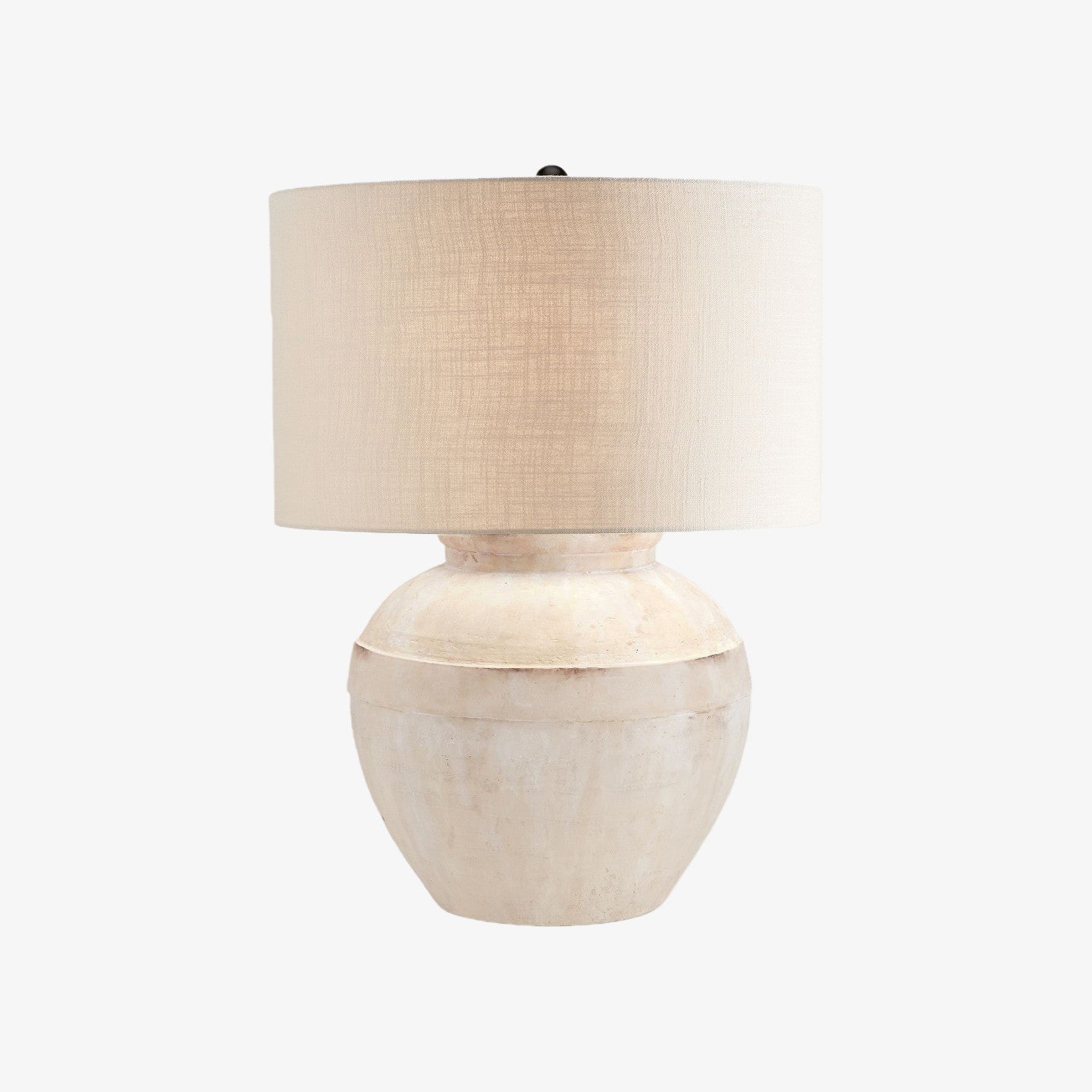 Ceruna Table Lamp with Textured Ceramic Base and Soft Glow for Bedroom Nightstand