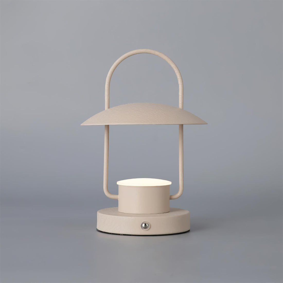 Tragbare Tischlampe – Metalllampe mit eingebautem Akku für das Wohnzimmer