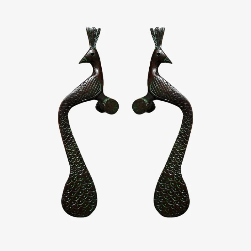 Handcrafted Brass Animal Door Handles 29