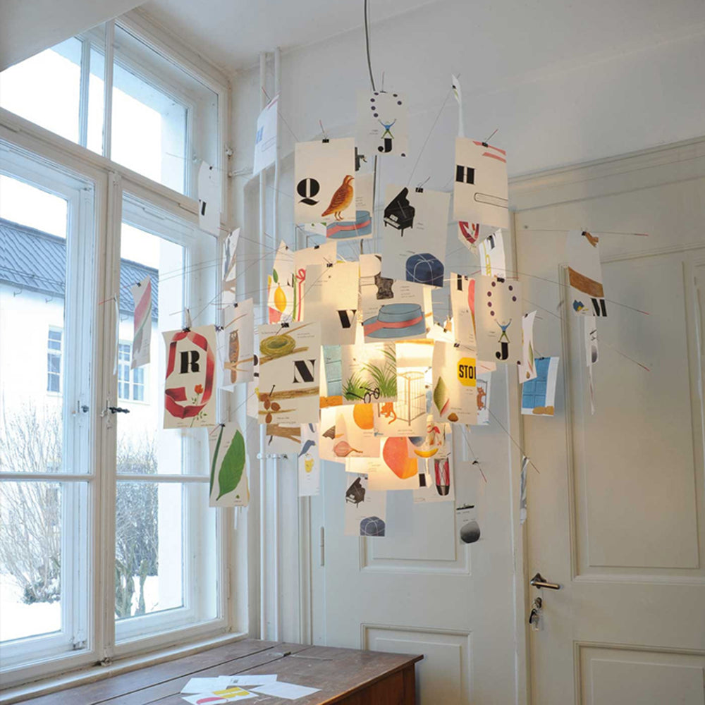 Renée Creative Picture Pendant Light Art Deco Bedroom Living Room