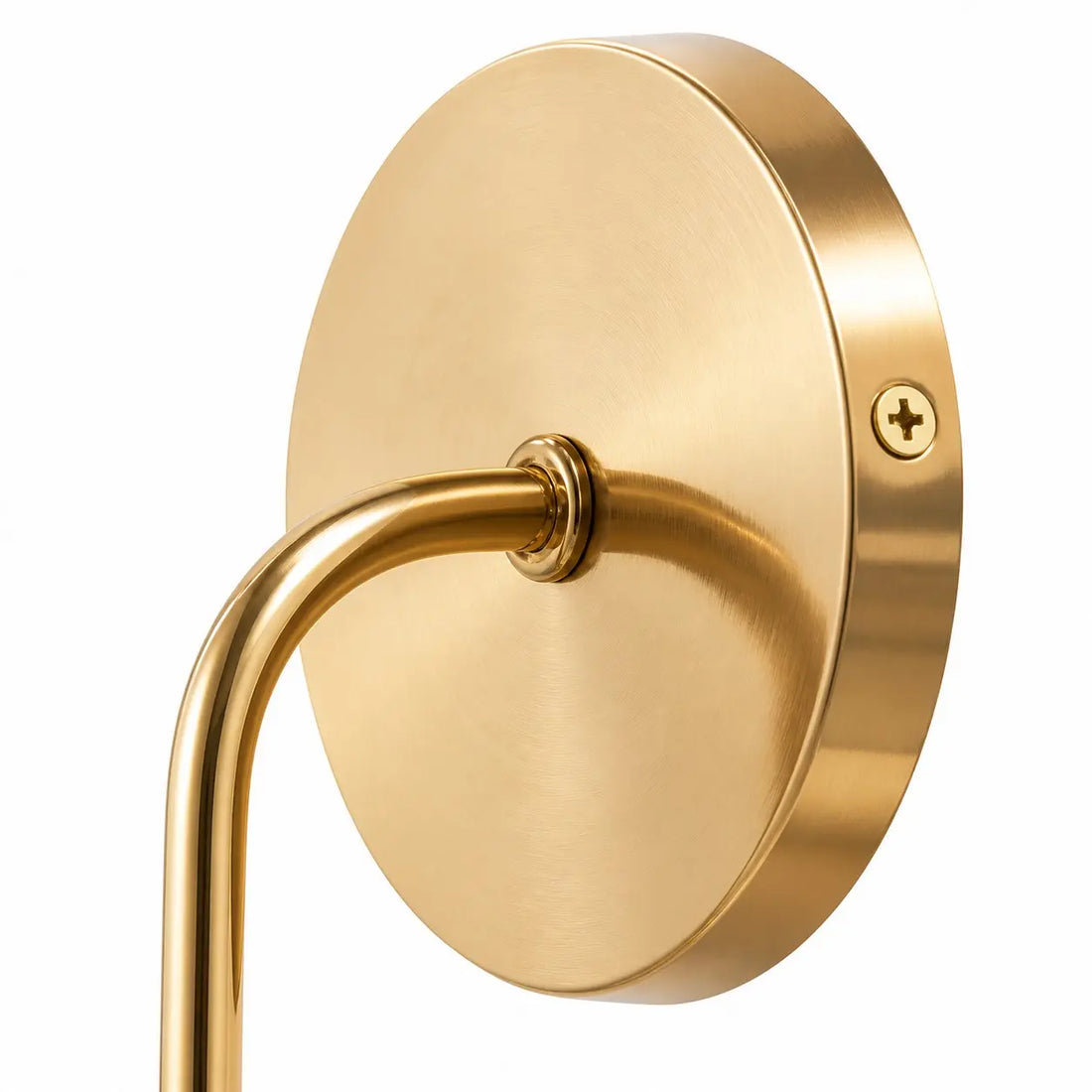 Copper wall plate and mounting detail
