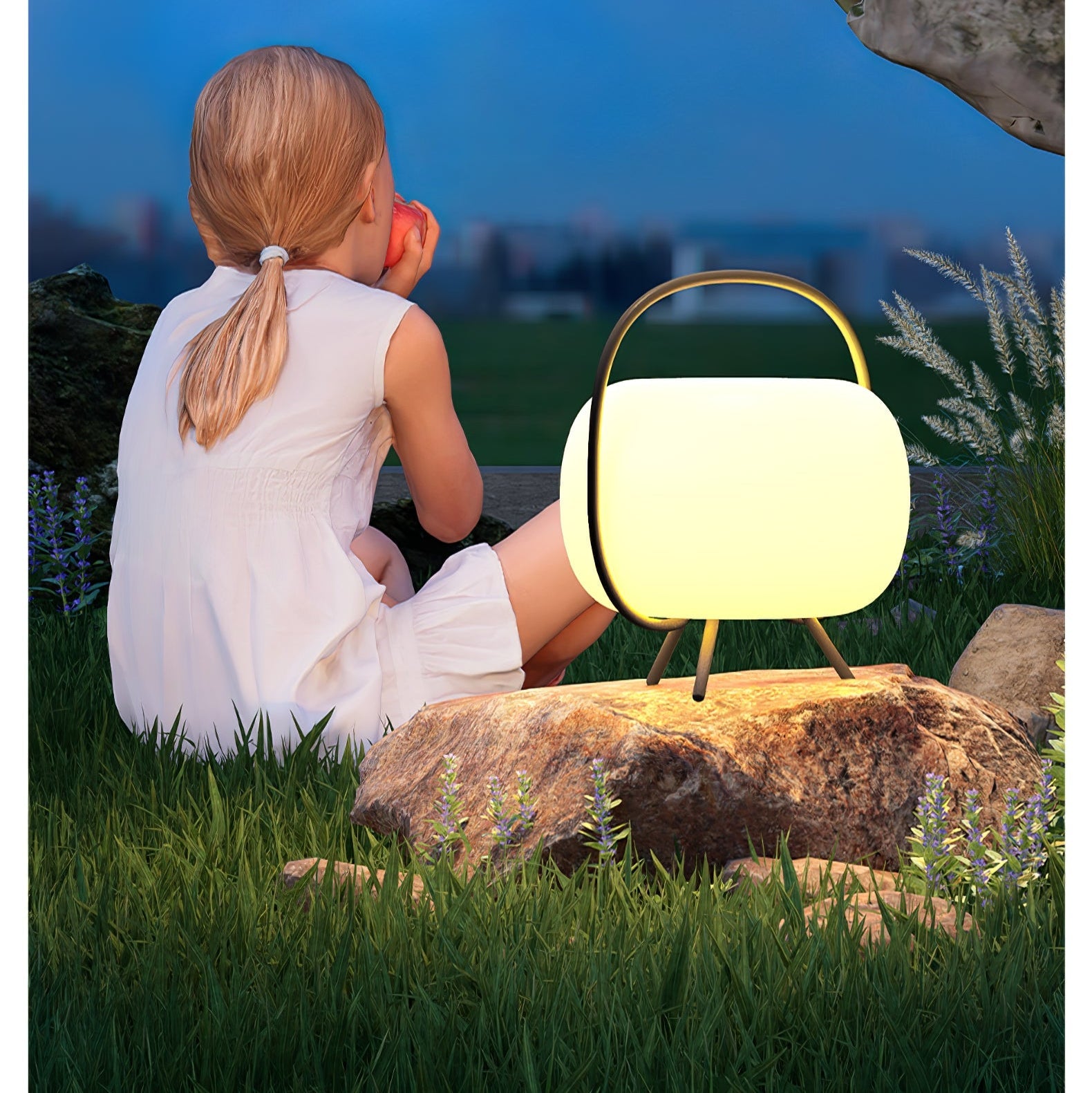 Lantern Outdoor Lamp - Solar Outdoor Lamp Great for Patios