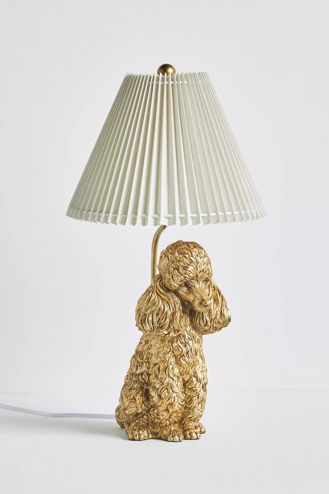 Pawdia Unique Table Lamp - Decorative Fabric Animal Bedside Lamp