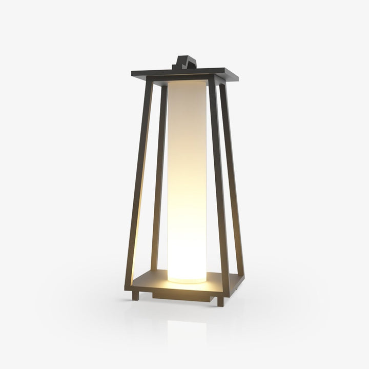 Acrylic Shade Light - Stainless Steel Portable Outdoor Lamp for Garden
