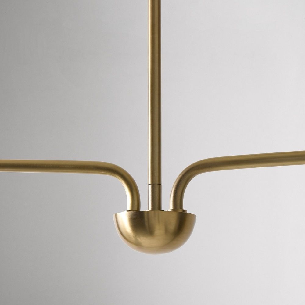Lutal Bronze Chandelier - Modern Design with Monochromatic Finish