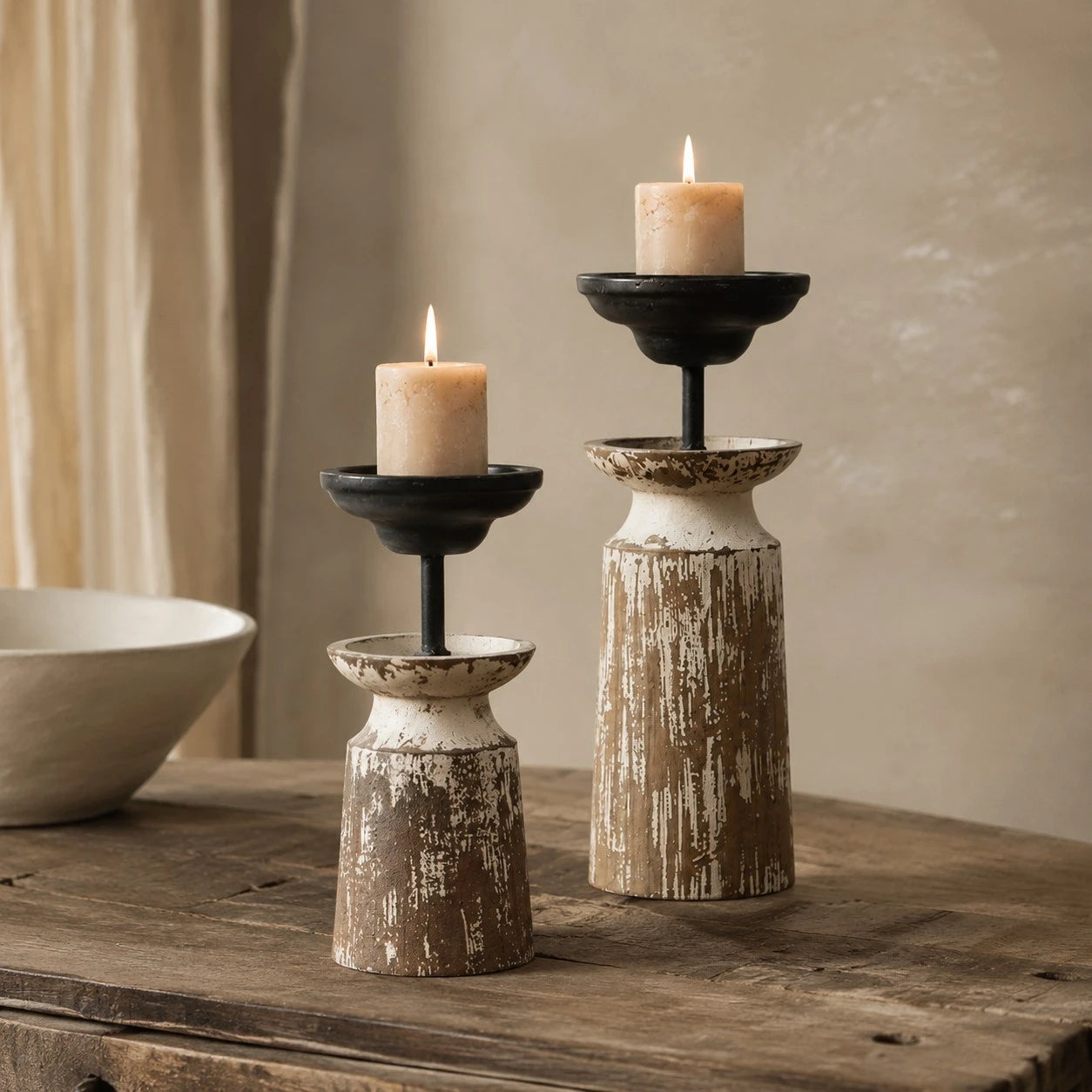 Warm candlelight scene