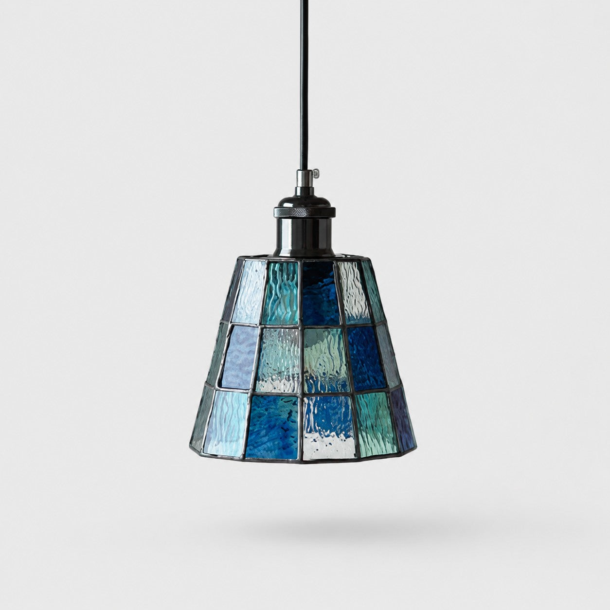 Artisan Stained Glass Tapered Pendant Light