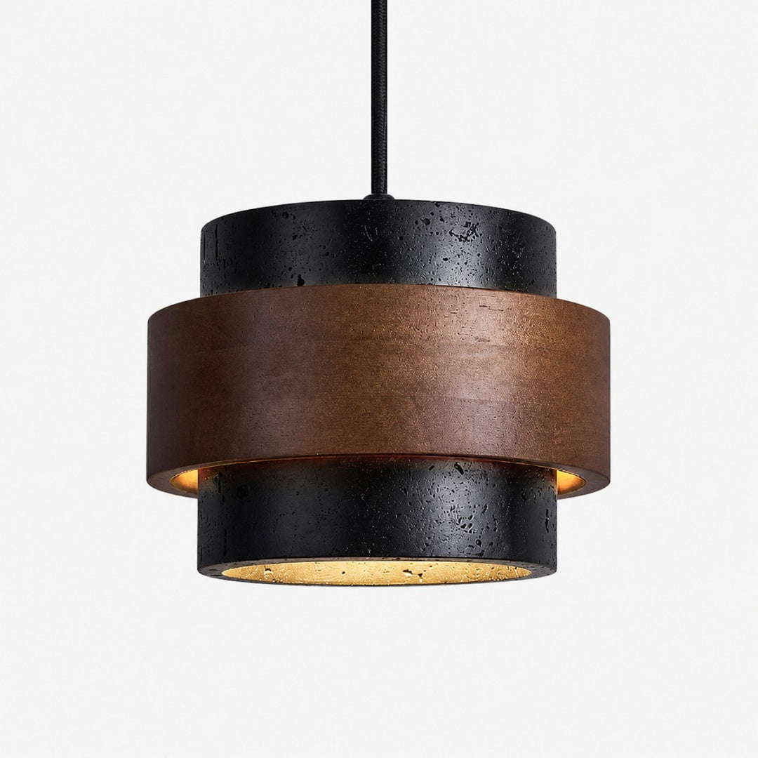 Black and Walnut · Regular · 1 Head · Round