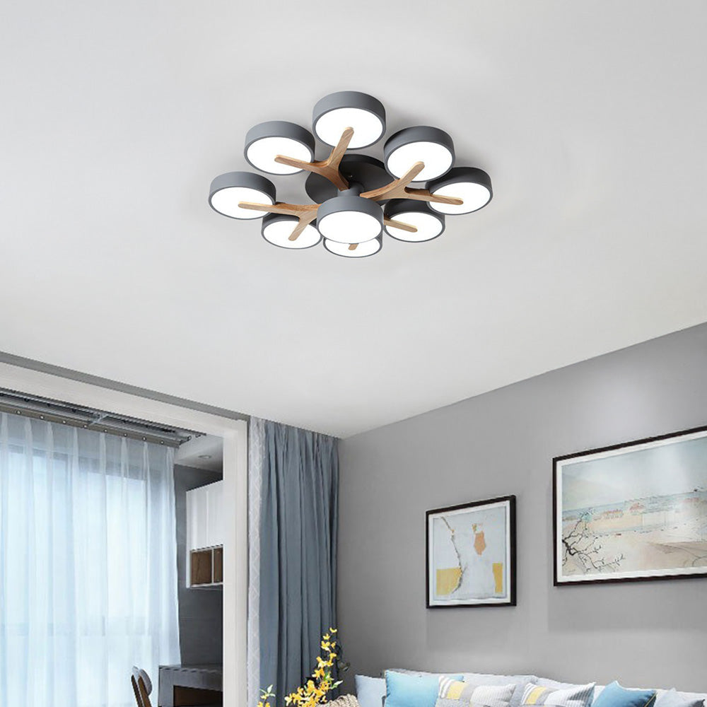 Contemporary Luxurious Ceiling Light - Acrylic Fixture for Living Room
