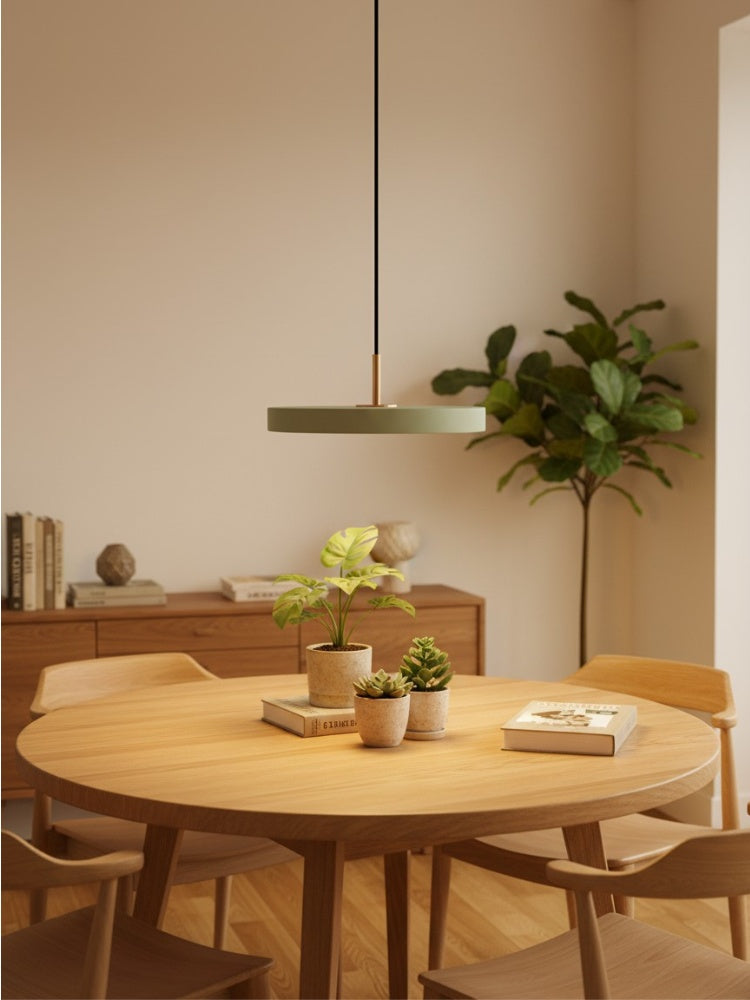 Asteria Minimalist Metal and Acrylic LED Pendant Light