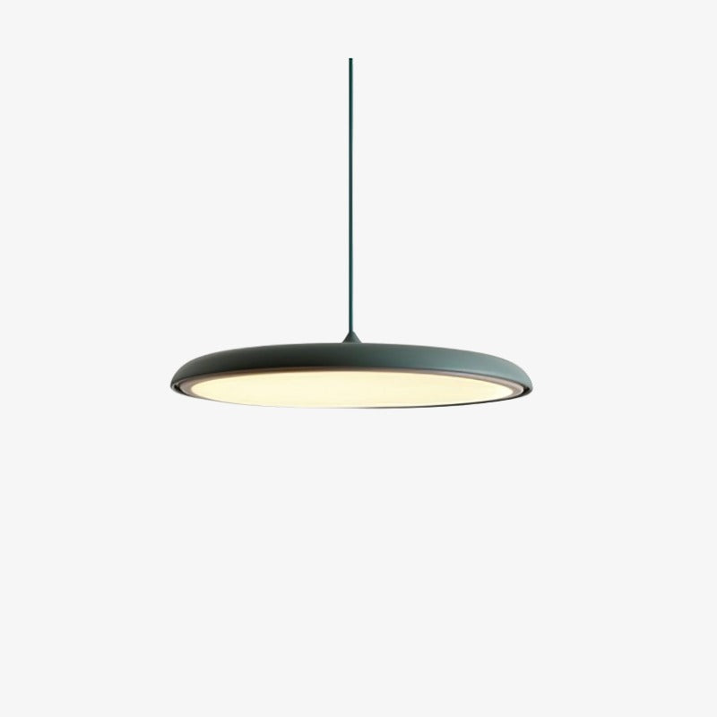 Astris Modern Disc Pendant Lighting – Soft Glow LED Hanging Light for Dining Room and Living Space