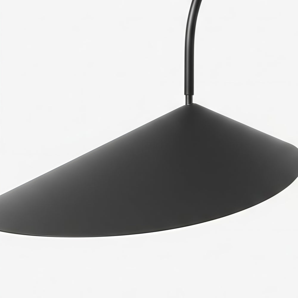 Nulavo Swivel Floor Lamp - Marble Base with Leaf-shaped Shade Modern Style for Living Room