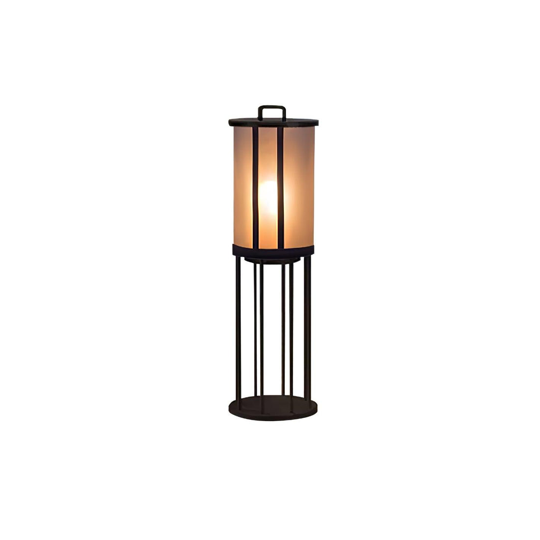 Runde Laterne Außenlampe - Acrylsäule Warmes Licht für den Gang
