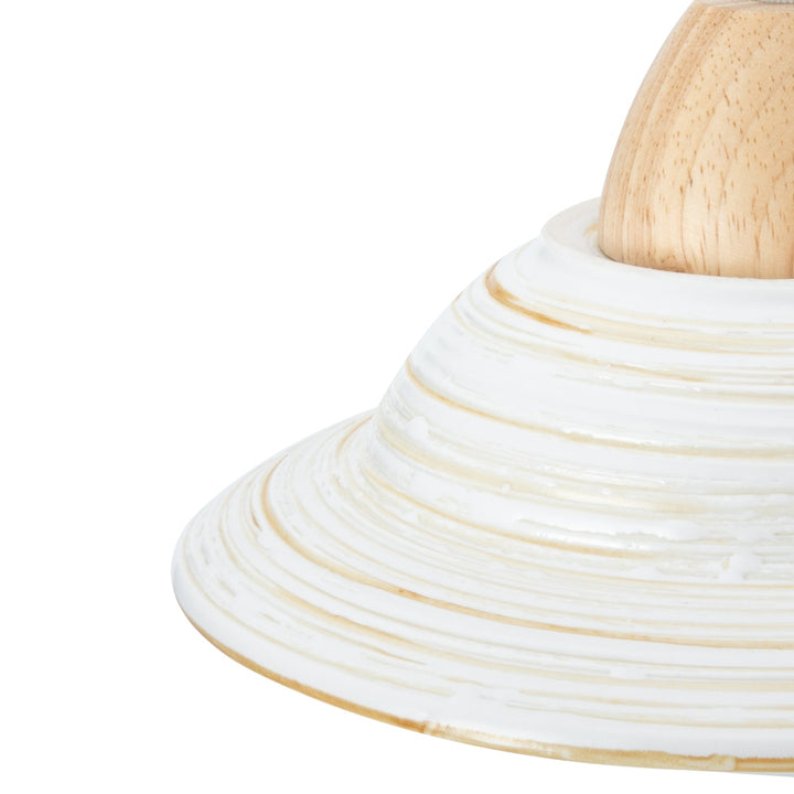 White Ceramic Pendant Light - Creative Milky Hat Design for Interiors