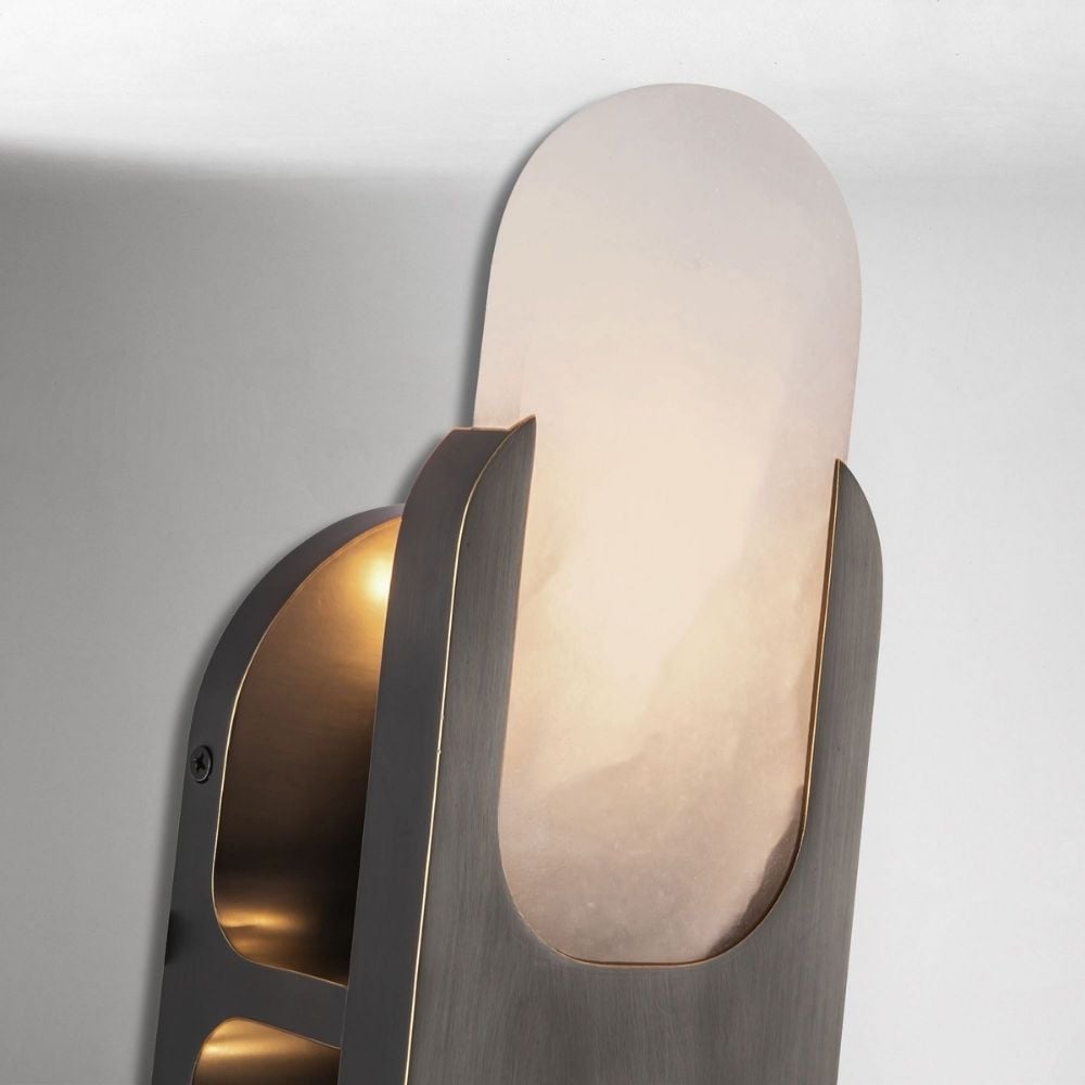 Alinara Wandleuchte – Moderne klassische Wandleuchte aus Alabaster für Luxus