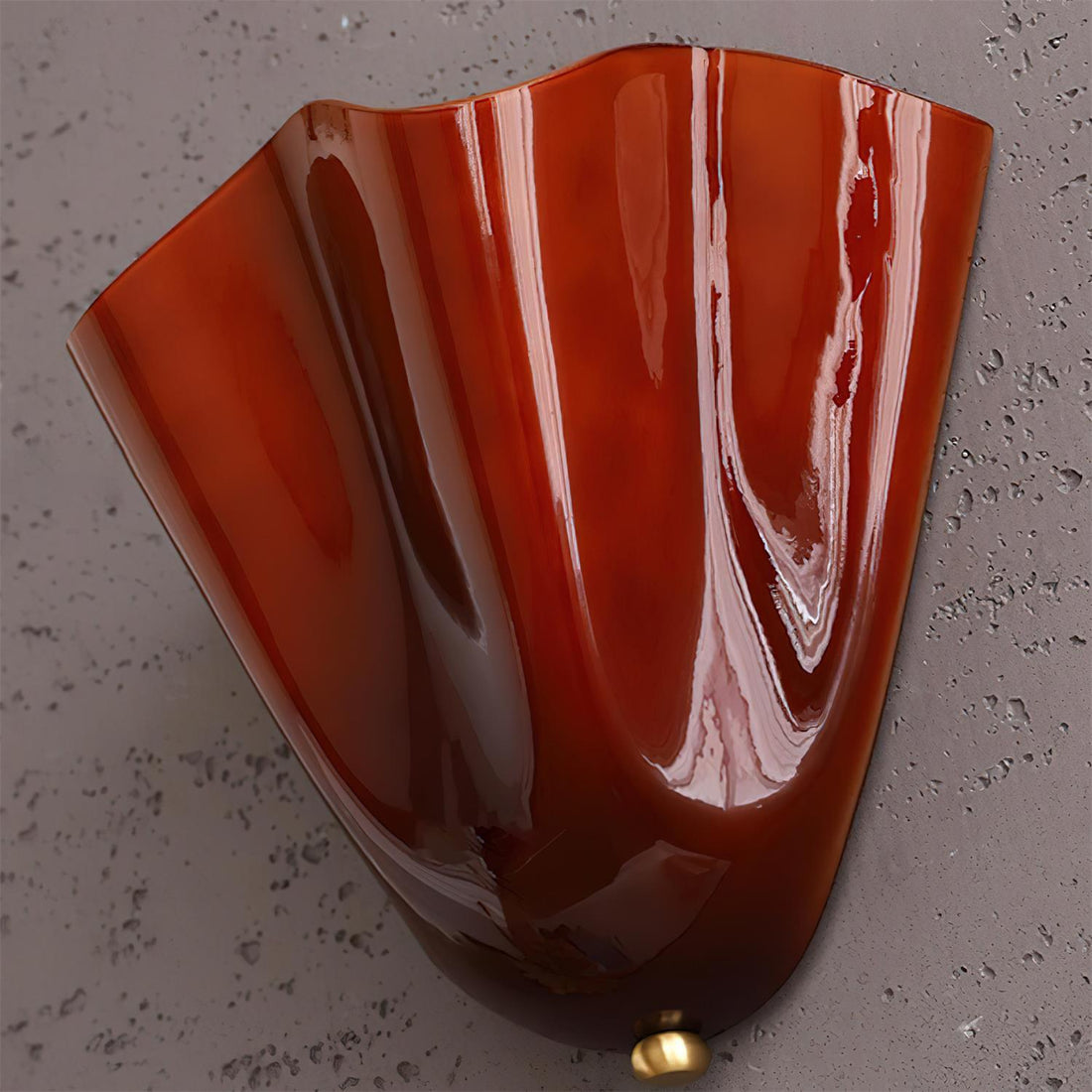 Moderne Wandleuchte Bellina – Kunsthandwerkliche Glaslampe Vera für die Inneneinrichtung