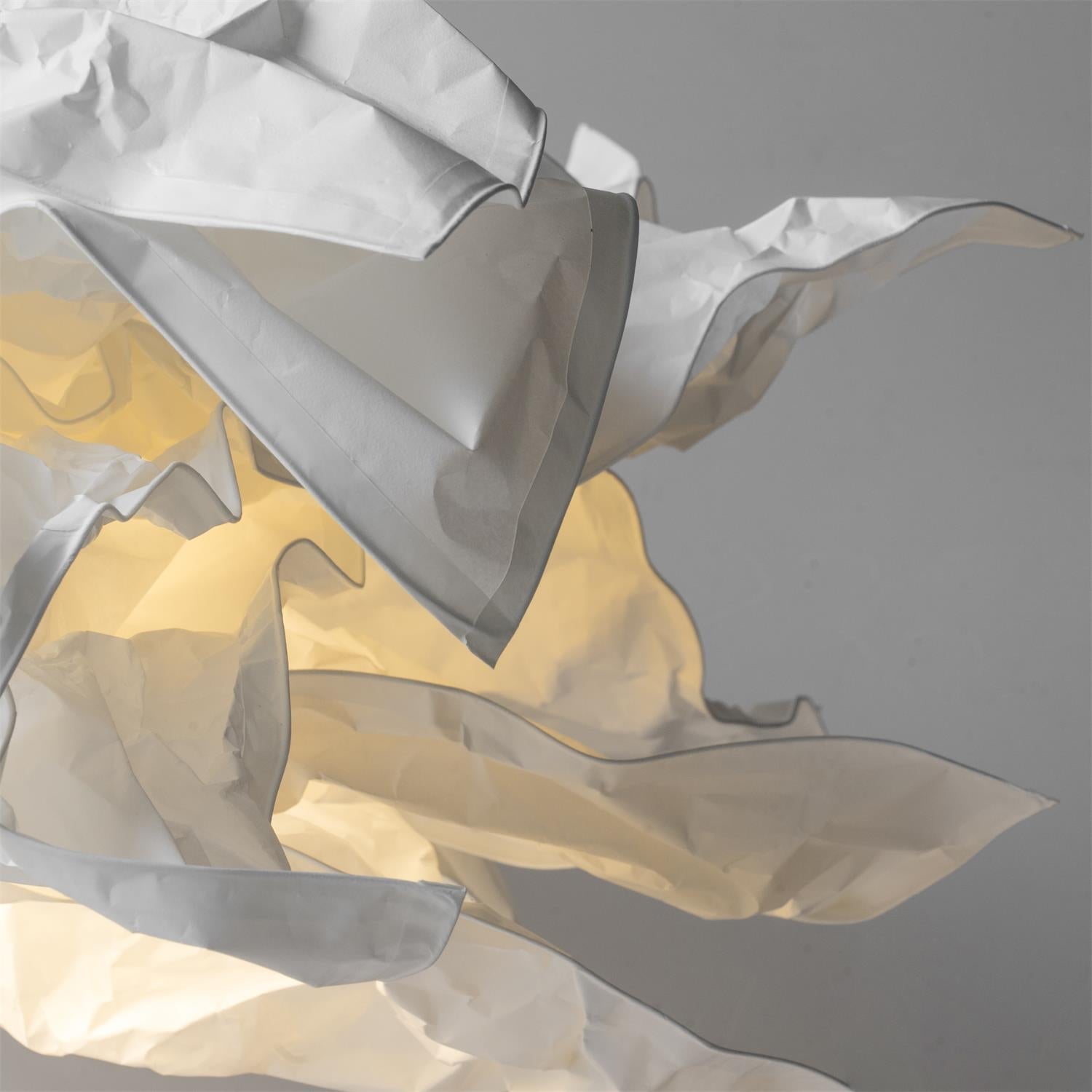 Individuell gefaltete Papier-Stecker-Pendelleuchte
