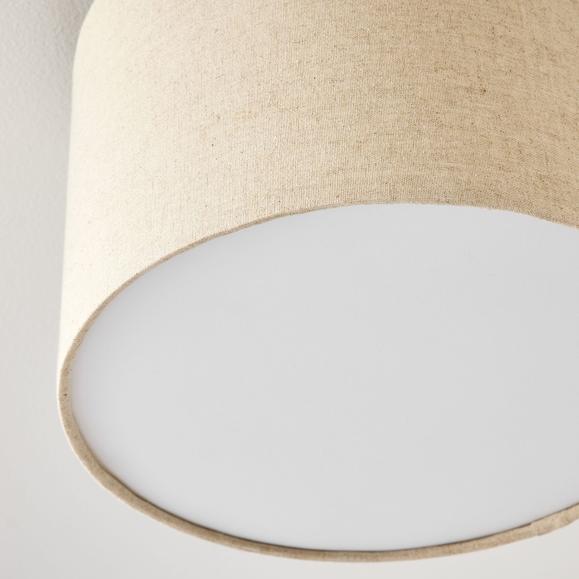Jelvane Drum Deckenleuchte mit Stoffschirm